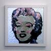Silver Scream. Mixed media on multi layered glass. 2016