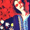 Sandra Bernhard Bleeding From The Mouth. Acrylic on canvas. 60x60cm