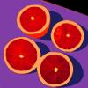 Blood Oranges Acrylic on canvas. 60x60cm