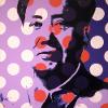 Mao #2.  Mixed media on canvas.  76x76cm. 2013. N.A.